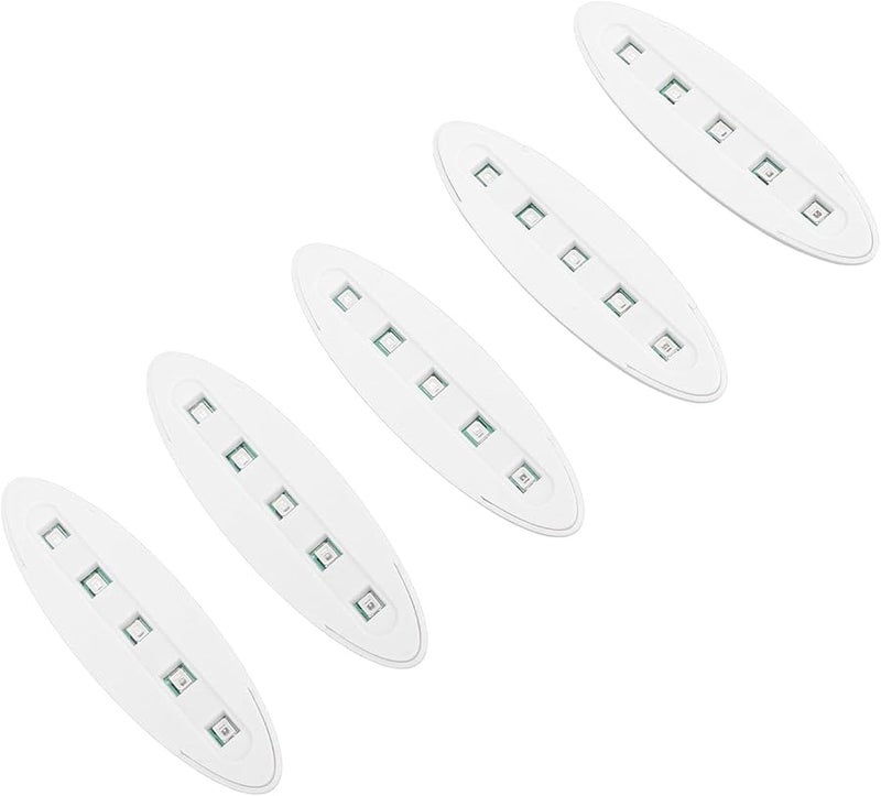 مجفف أظافر بالأشعة فوق البنفسجية USB 395 نانومتر محمول صغير 5 مصابيح LED ضوء معالجة الراتنج أبيض بيضاوي الشكل - Image 4