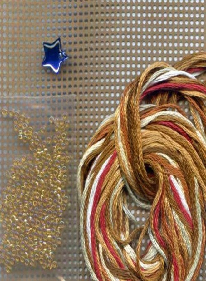 Mill Hill Baseball Mitt Beaded Counted Cross Stitch Ornament Kit 2012 Spring Bouquet MH18-2103 - Image 3