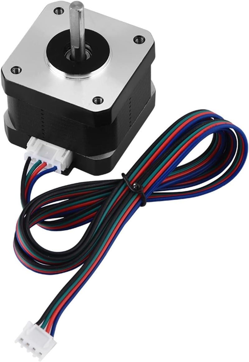 Keenso DC Electric Motor 1Pc 4- 12V 1.3A 0.30Nm Stepper Motor 42 Black Bipolar Low Noise for 3D Printer Fans - Image 3