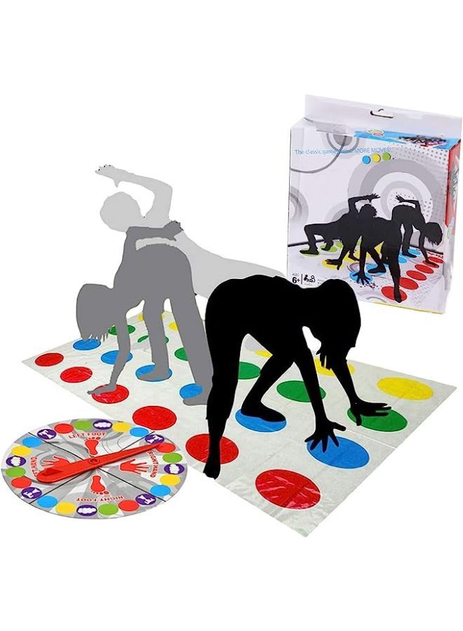 Twister Ultimate Game Floor Mat Game with Spinner Funny Balance Games Pad Skill Games Team Games Family Games Classic Board Game Indoor Outdoor Game - Image 1