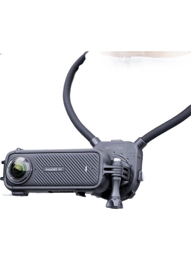Maxcam/Maisikamu, Suitable For Insta360 X4 Action Camera, Neck Strap, Chest Strap, Fishing Holder, Motorcycle Riding Accessory - Image 1