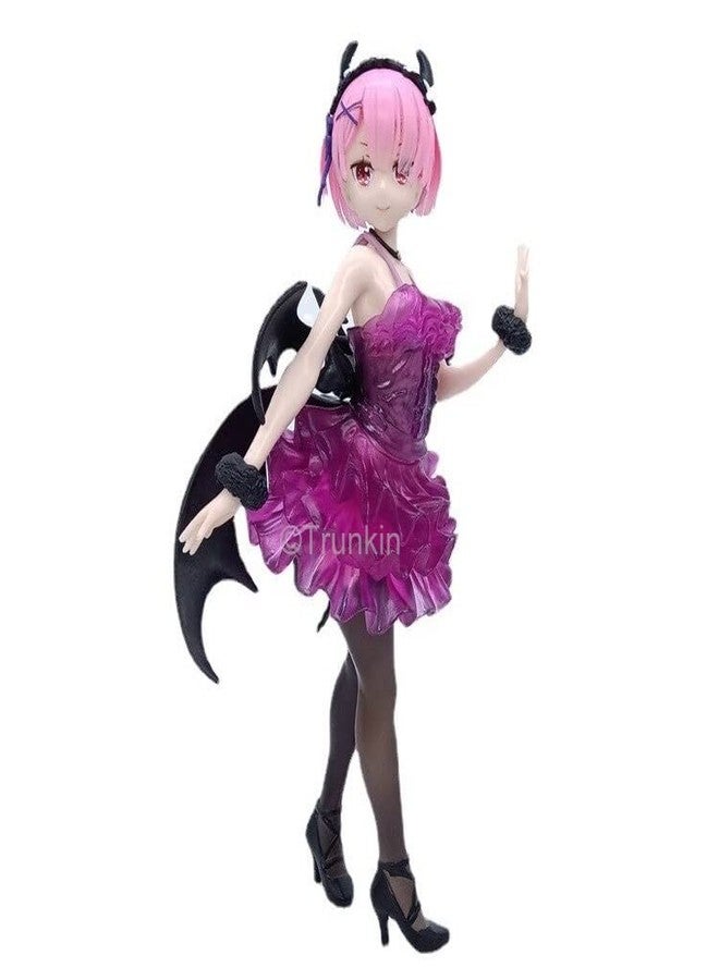 Trunkin Re Zero Starting Life in Another World Rem Figure Ram Rem Devil Mode PVC Action Figure Toy Model Doll - Image 4