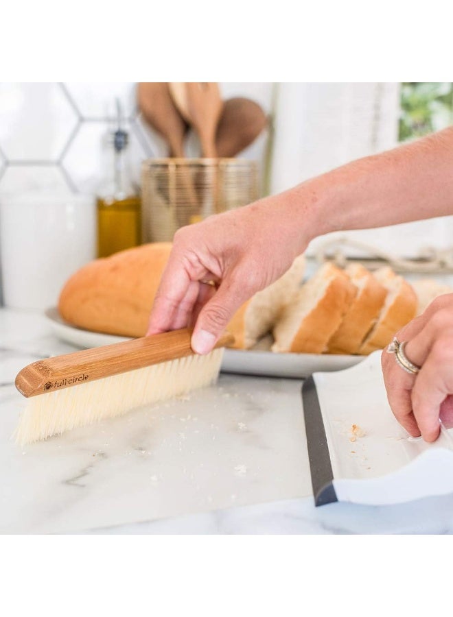 Full Circle Crumb Runner, Counter Sweep and Squeegee, White - Image 5