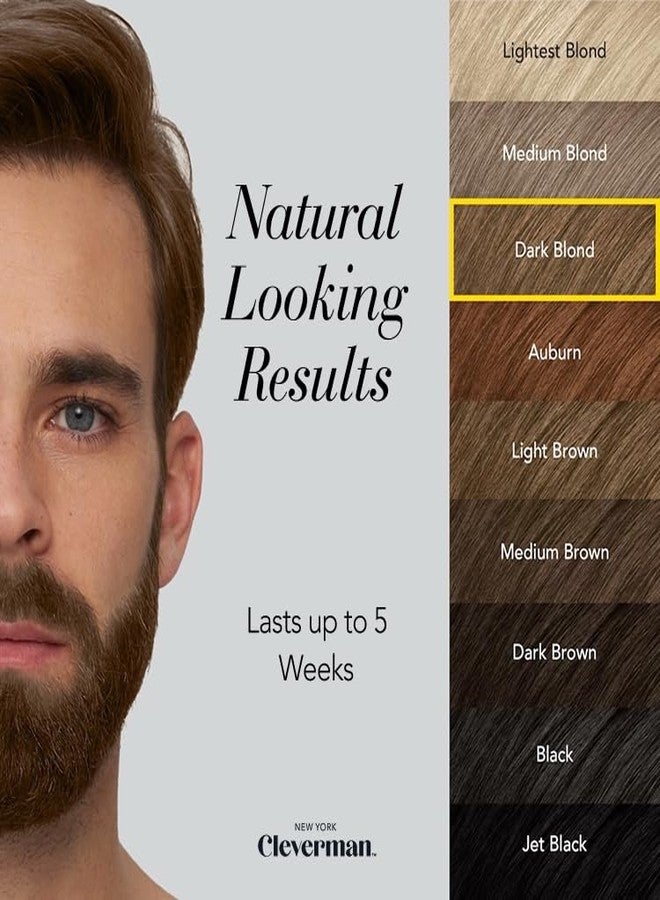 CLEVERMAN 2X Reusable Hair & Beard Dye for Men – Dark Blond | Up to 10 Uses, 7 Minutes | Natural Gray Coverage, No-Drip Cream with SkinArmour® – Cleverman - Image 5