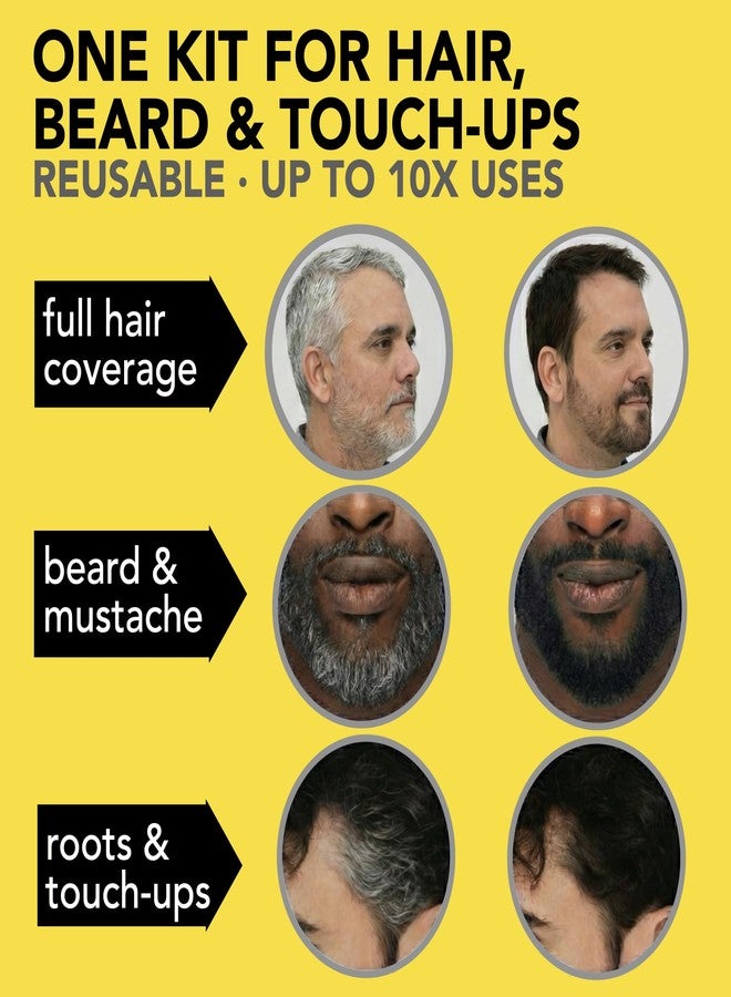 CLEVERMAN 2X Reusable Hair & Beard Dye for Men – Dark Blond | Up to 10 Uses, 7 Minutes | Natural Gray Coverage, No-Drip Cream with SkinArmour® – Cleverman - Image 2