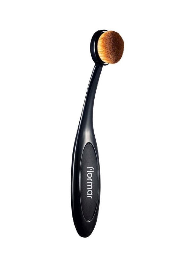 flormar Oval Concealer Brush Black/Brown - Image 1