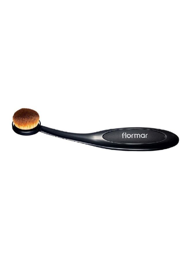 flormar Oval Concealer Brush Black/Brown - Image 2