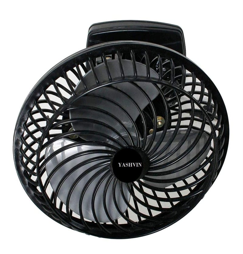 Yashvin Yashvin Wall Mounted Fan High Speed Kitchen Fan All Purpose 3 in 1 Wall Fan Table Fan Ceiling Fan Fan 3 Speed Motor Wall Fan Copper Winding 9 inch Black Model EW49  - Image 1