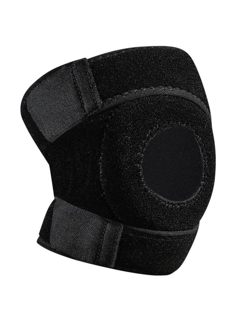 ENDLESS  Adjustable Elastic Slip-in Knee Support Single | Black | Material: Neoprene | For Arthritis, Meniscus Tear, ACL, Knee Pain Relief, Runner, Sport, Gym, Sports, Exercise, Workout, Cycling - Image 1