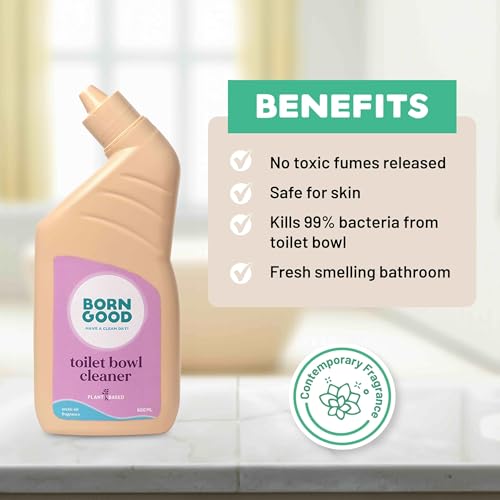 Born Good Industrial Grade Plant Based Toilet Cleaner, Biodegradable, Arctic Air Fragrance, Non-Toxic And Eco-Friendly - 500 ml (Pack of 1) - Image 2