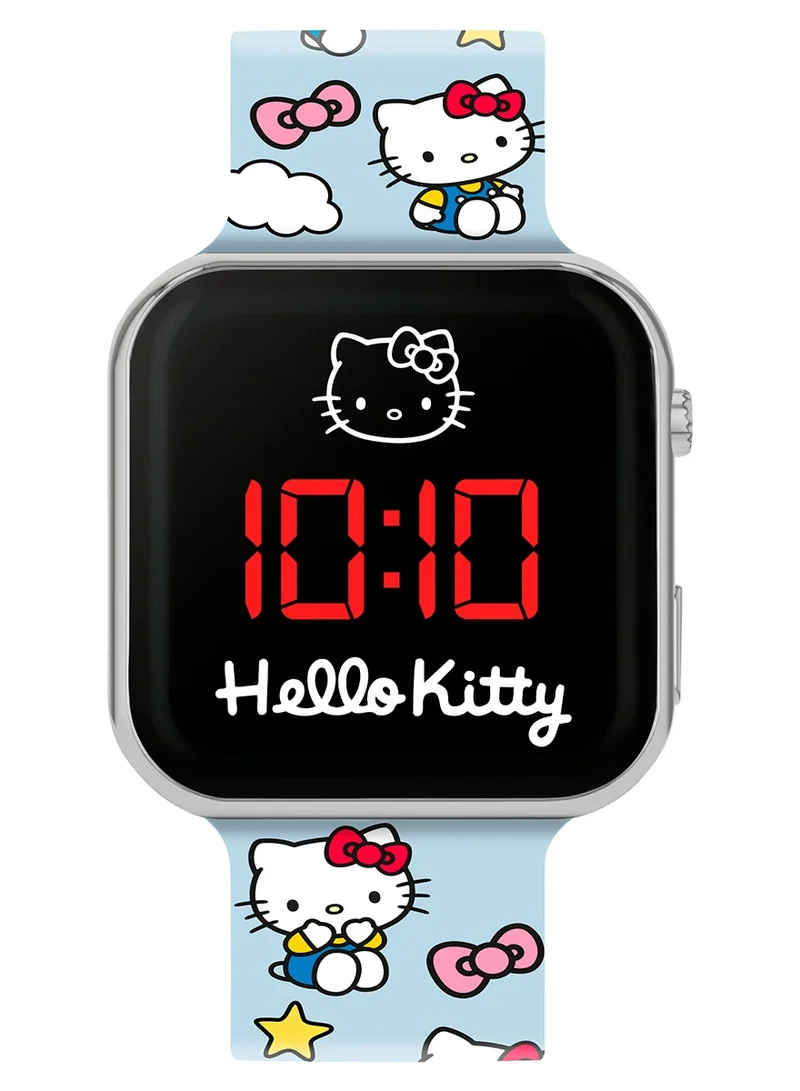 Hello Kitty Hello Kitty LED Display Watch with Silicone Character Strap for Kids - HK50253