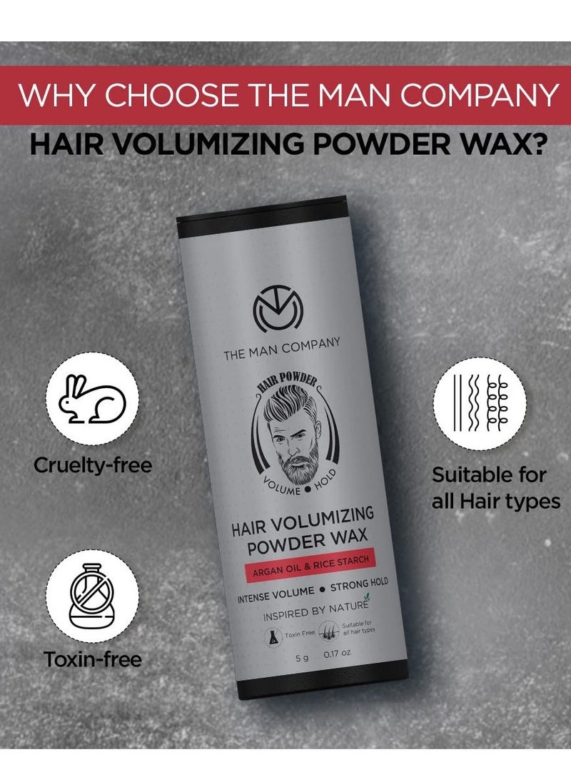 The Man Company Hair Volumizing Powder Wax for Men 5 gm 24 hrs Strong Hold with Matte Finish 100% Natural & Safe Hair Styling Powder Paraben and Sulphate Free - pzsku/ZC1BC0C2B4621B2E2D675Z/45/_/1710760228/16d196ca-4d44-4dd9-85cf-cbbe31087255