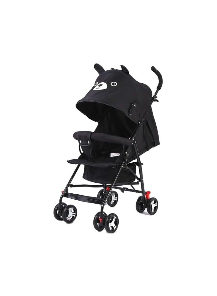 Black Lightweight Baby Buggy Stroller - Image 1