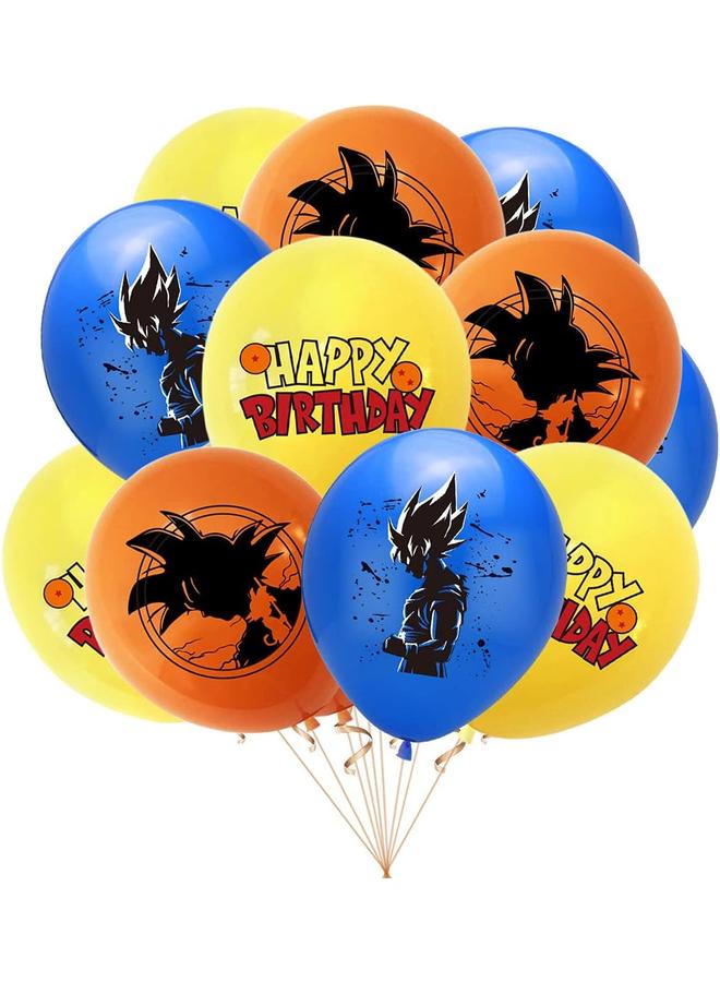 Bluejw Birthday Party Supplies Set,Includes Happy Banner - Cake&Cupcake Toppers - 24 Latex Balloons for Kids Theme Birthday Party Decoration - Image 5