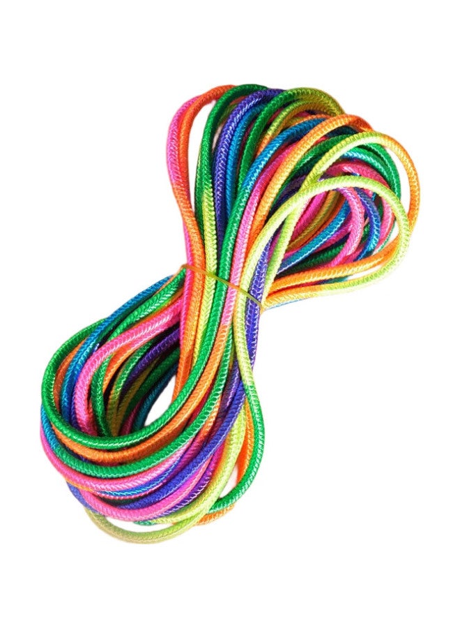 Dweck Duweike Jump Rope For Elementary School Students, Nostalgic Children'S High-Elasticity Thickened Durable Old-Style Rubber Band Rope, Colorful 10 Meters - Image 3