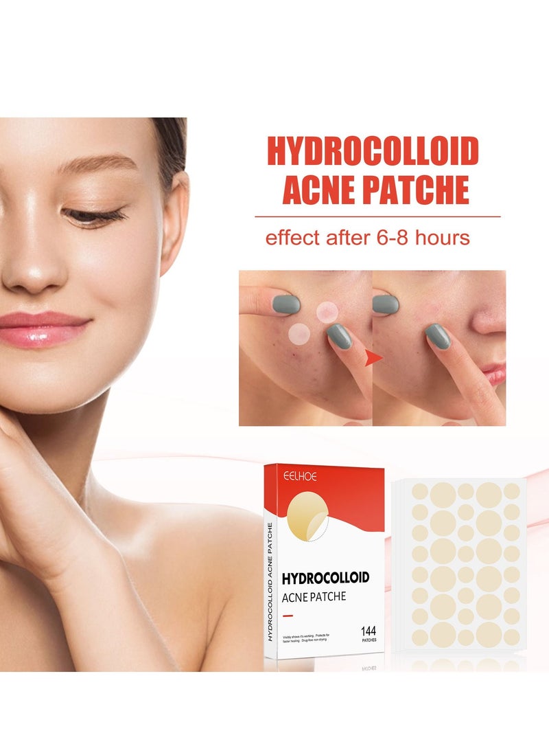 EELHOE Hydrocolloid Acne Patch Invisible Makeup Closed Acne Patch Net Acne Waterproof Breathable Acne Muscle Repair Patch  - Image 5