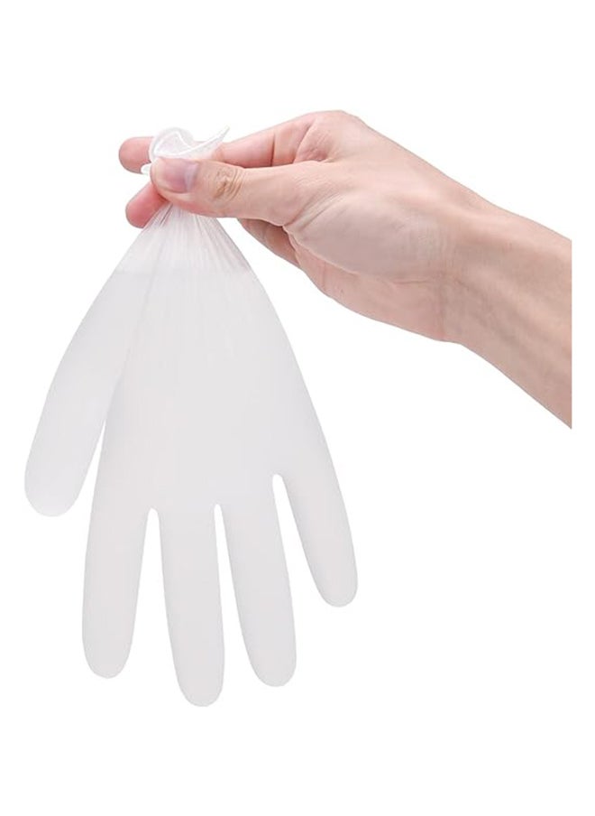 Home Pro - 100pcs Home Pro Vinyl Gloves Large Size Clear - Image 1