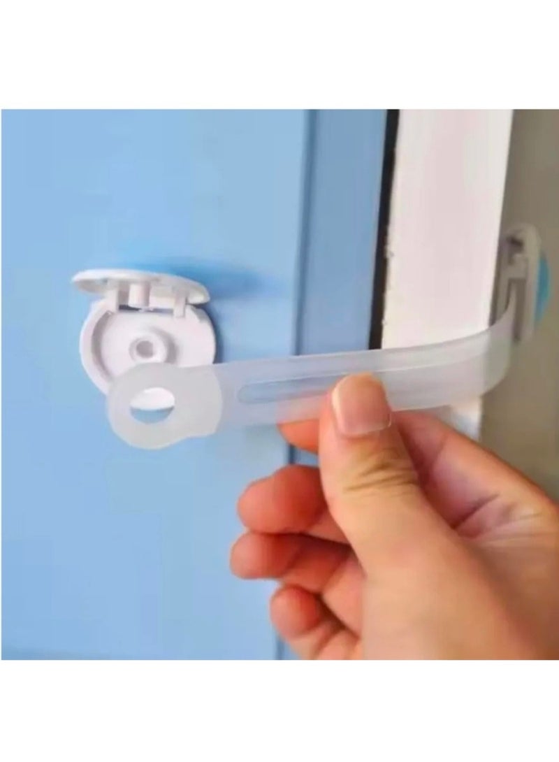 Safety Lock Perfect for Securing Doors, Cabinets, Drawers and Even Refrigerators for Kids - Prevent Children from Accessing Dangerous Contents and Keeps Them Safe - Easy to Use for Adults - Pack of 2 - Image 3
