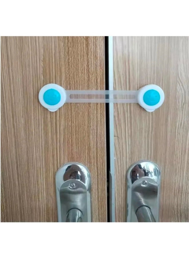 Safety Lock Perfect for Securing Doors, Cabinets, Drawers and Even Refrigerators for Kids - Prevent Children from Accessing Dangerous Contents and Keeps Them Safe - Easy to Use for Adults - Pack of 2 - Image 4