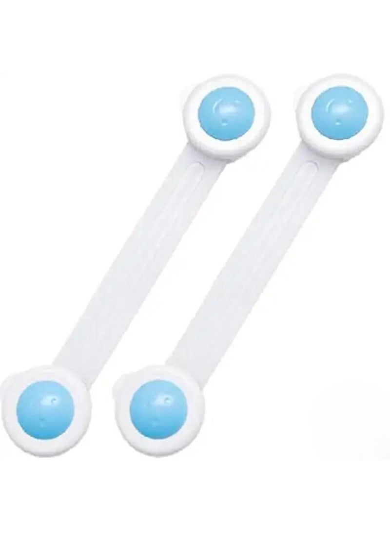 Safety Lock Perfect for Securing Doors, Cabinets, Drawers and Even Refrigerators for Kids - Prevent Children from Accessing Dangerous Contents and Keeps Them Safe - Easy to Use for Adults - Pack of 2 - Image 2