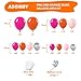 ADOINBY Pink and Orange Balloon Arch Kit 180Pcs Hot Pink Orange Metallic Silver Latex Balloon Garland kit 18 12 10 5 Inch Different Size Balloons for Birthday Baby Shower Wedding Party Decorations - Image 4