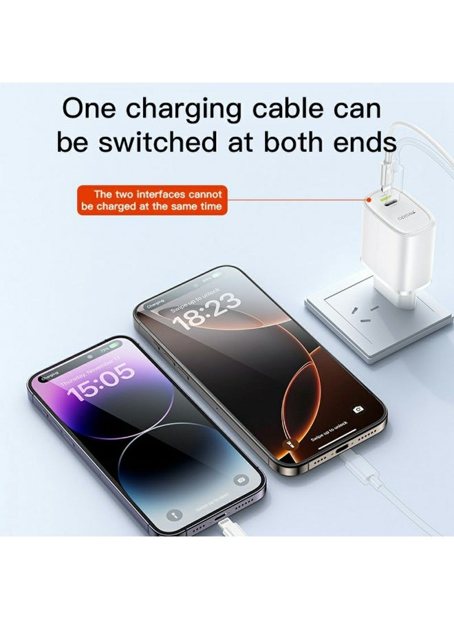 Yesido YC71 12W Dual Port Wall Charger (USB-C + USB-L) – Fast Charging for iPhone & Android - https://f.nooncdn.com/p/pzsku/ZC1BC73B38740464AE97CZ/45/1761734490/d1390125-708e-4a72-b0b2-523c3eb5bc14.jpg