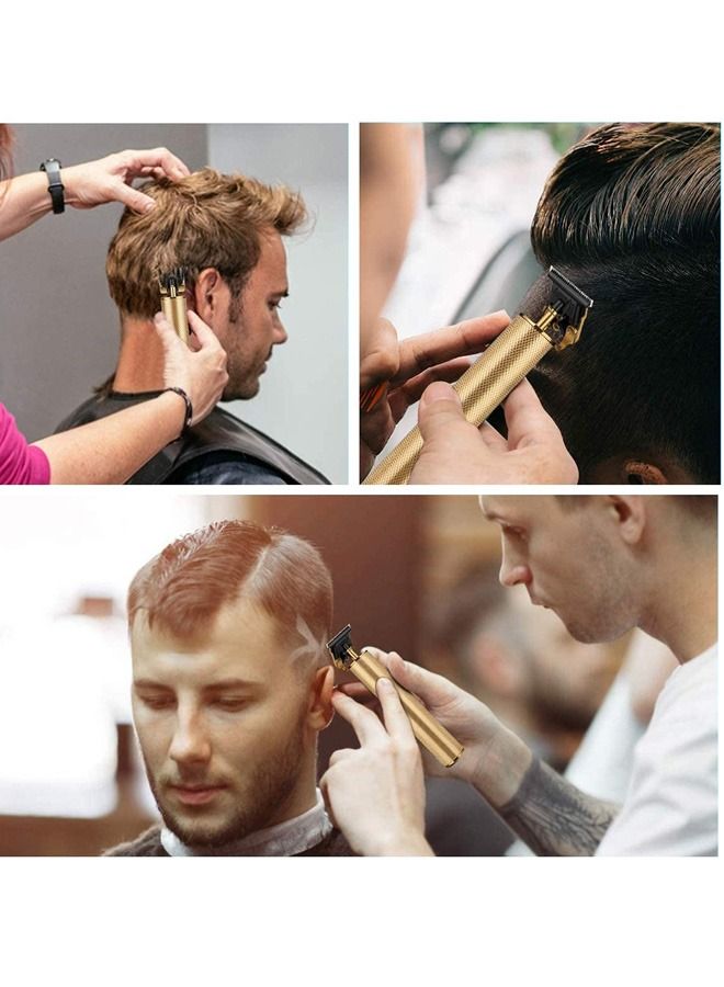 DUNISO Professional Hair Trimmer Zero Gapped T-Blade Close Cutting Hair Clippers for Men Rechargeable Cordless Trimmers for Haircut Beard Shaver Barbershop 4 Combs Black - Image 5