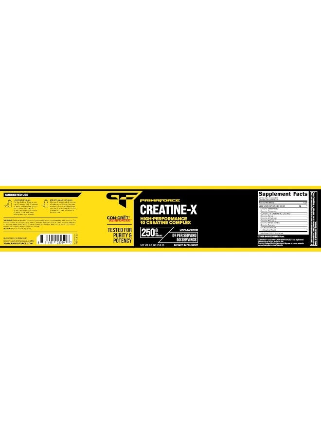 Primaforce Creatine-X 250 Grams - High-Performance 10 Creatine Complex - Unflavored - Image 5