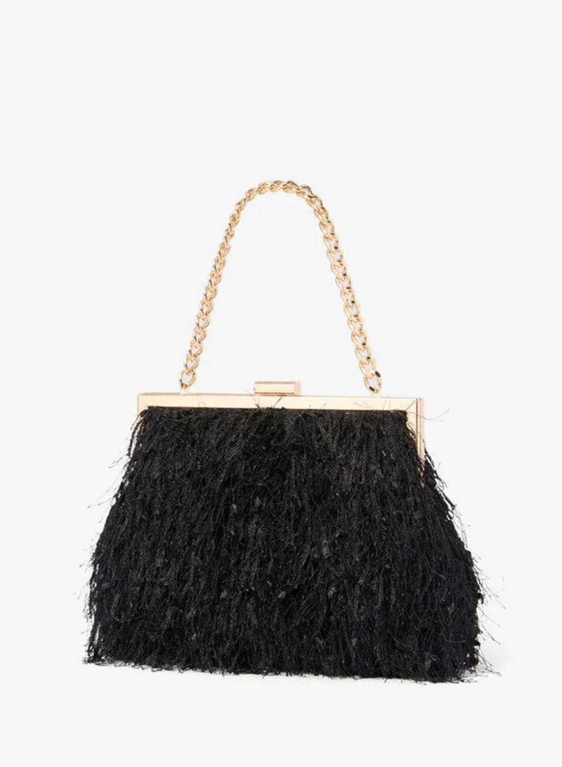 Forever New  FRANCIS Fluffy Frame Clutch for Women | Best Price UAE