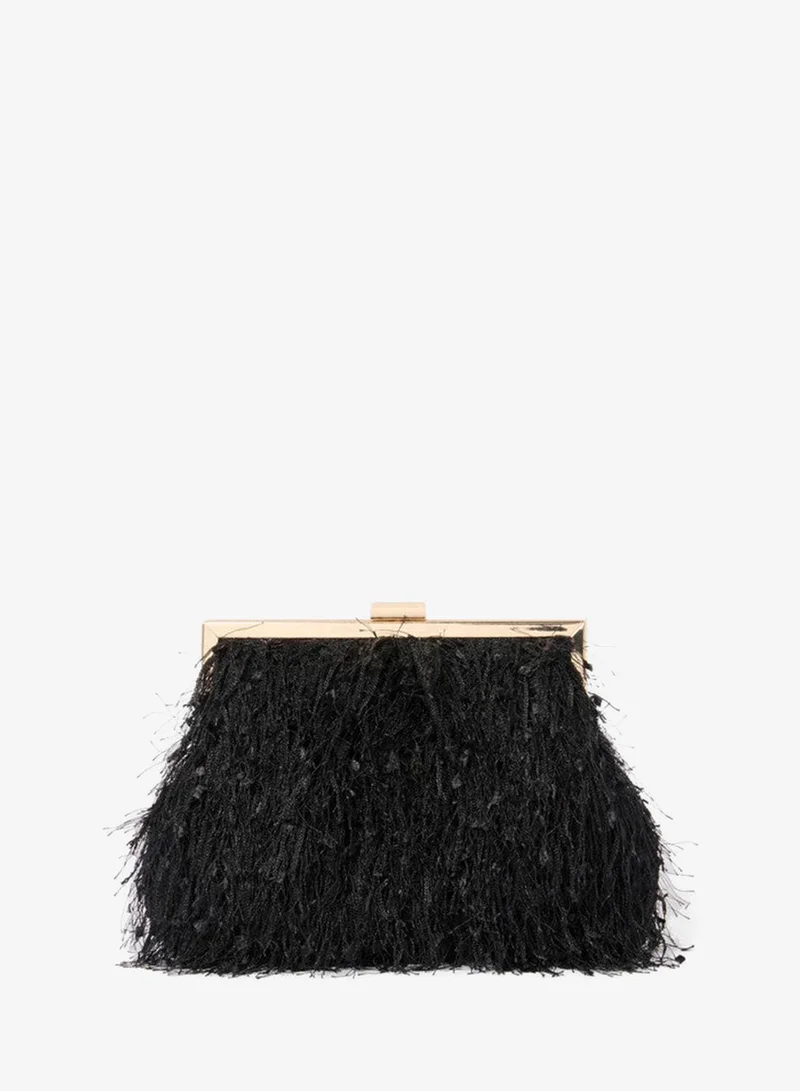 فورايفر نيو FRANCIS Fluffy Frame Clutch