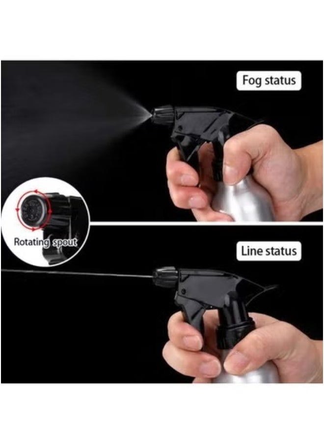H2O 300ml Empty Mineral Water Sprayer Multi-purpose for Hair Styling, Cleaning, and Spraying Household Liquids, Kitchens, and Tables - Black - Image 2