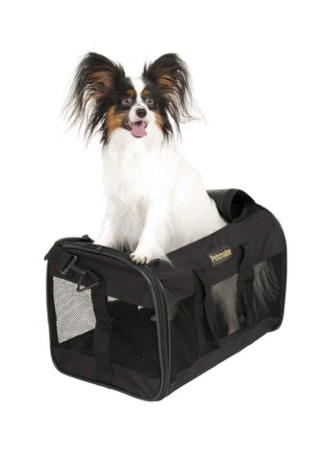 Petmate Soft-Sided Kennel Cab Pet Carrier,Black,Up to 10lbs, 17 X 10 X 10 (21329) - Image 2
