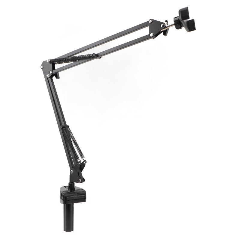 Overhead Video Stand: Aluminum Alloy Scissor Arm With 360 Degree Rotation - Flexible Articulating Arm Phone Mount For Live Stream, Baking, Crafting And Hands-Free Device Viewing - Image 5