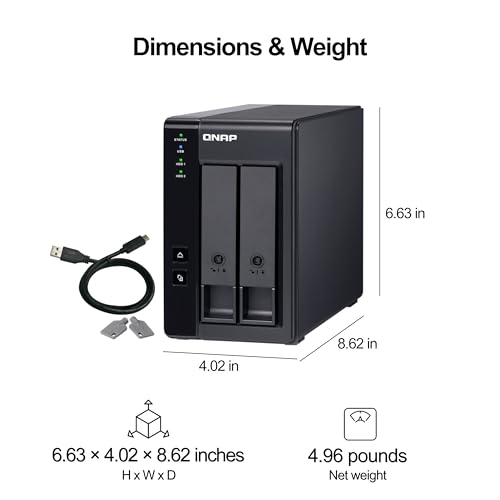 QNAP TL-R400S 4 Bay 1U Rackmount SATA 6Gbps JBOD Storage Enclosure. PCIe SATA Interface Card (QXP-400eS-A1164) Included - Image 3