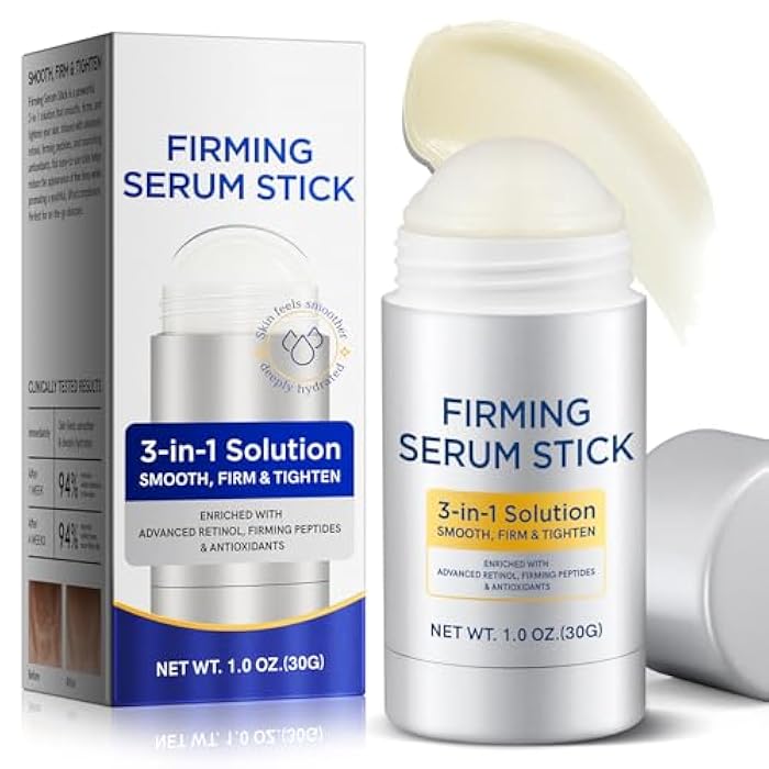 Liefiet Advanced Retinol Firming Serum Stick,3 in 1 Retinol Stick Tighten and Firm Face & Neck, Smoothes Fine Lines and Wrinkles, Reduces Wrinkles, Deep Moisturizing Skin - Image 1