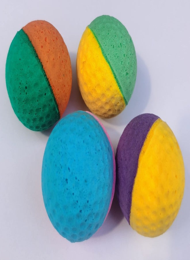YnFag Foam Balls Soccer Balls Cat Toys for Indoor Cats (12Pcs Two-Color Golf) - Image 2