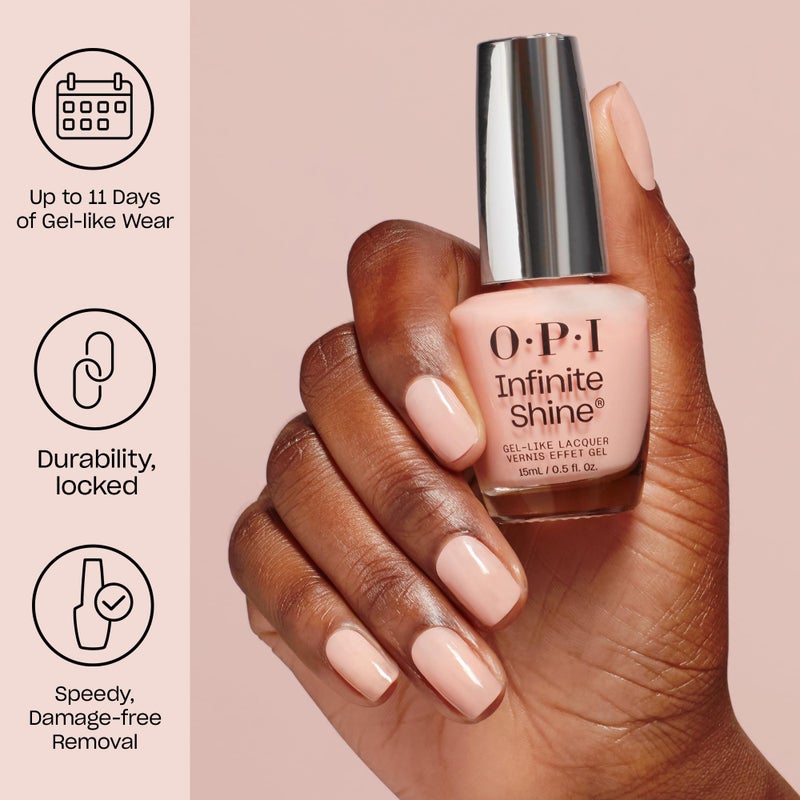 OPI Infinite Shine Less is Norse | Opaque Dark Blue CrÃ¨me Long Wear Gel Like Nail Polish | Vegan, Long Lasting, Streak Free - Image 2