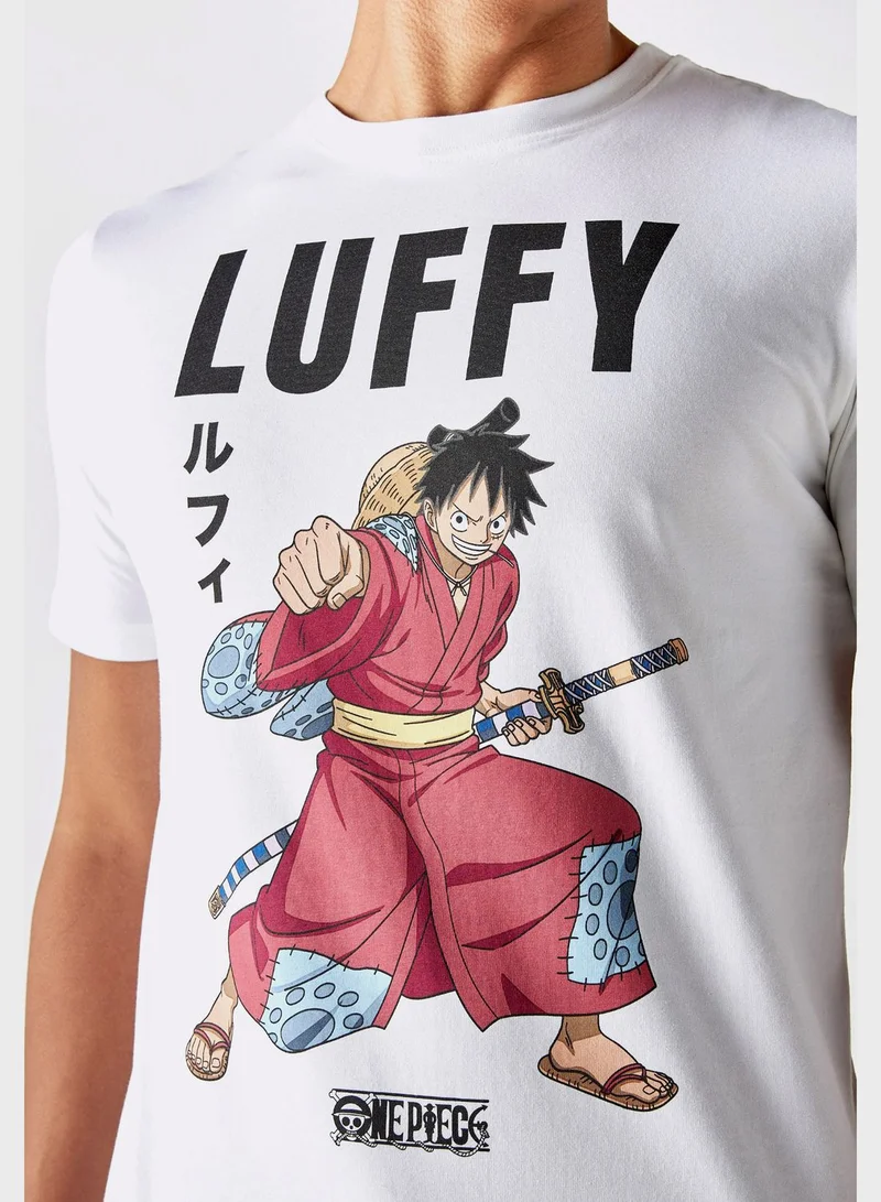 SP Characters Luffy Crew Neck T-Shirt