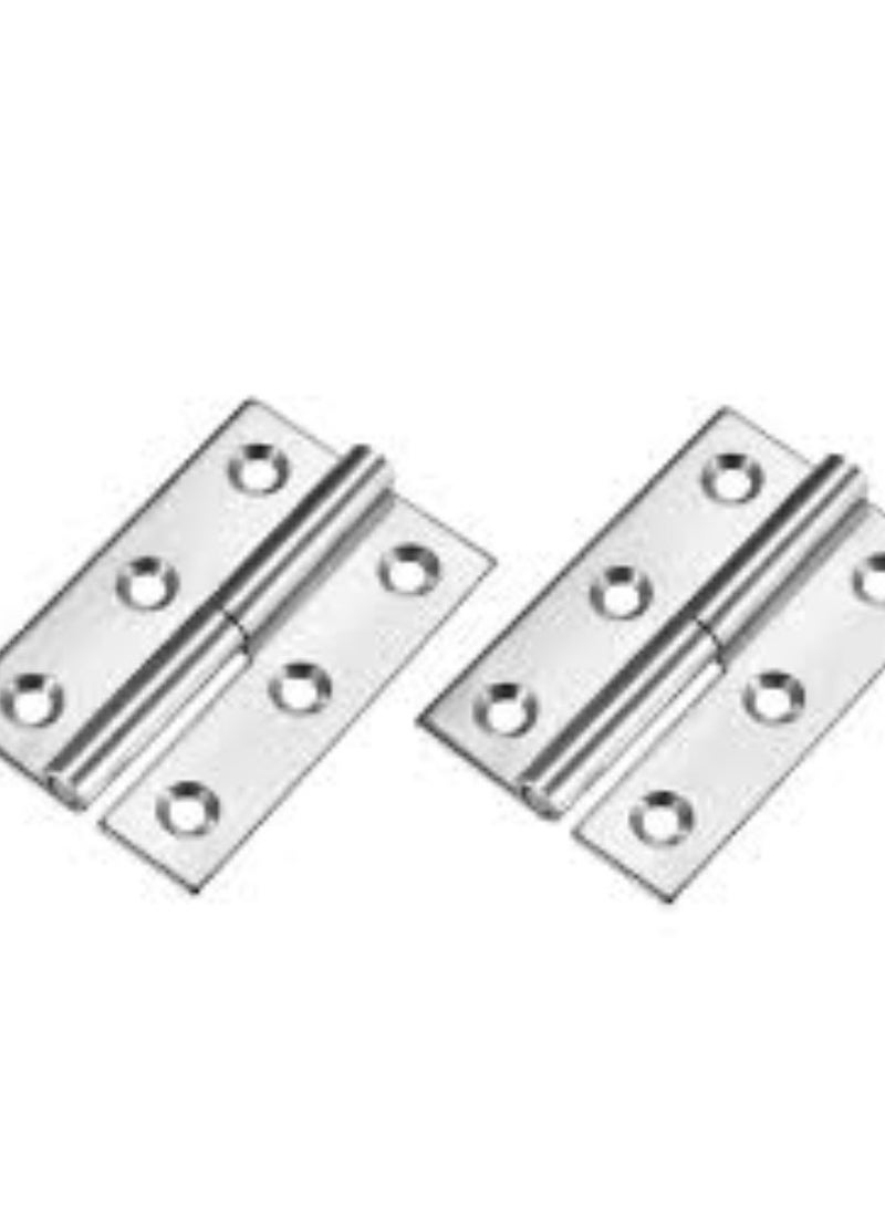 KNP KNP Stainless steel 2mm Thick Hinges Pack of 2pcs 1.5" - Image 3