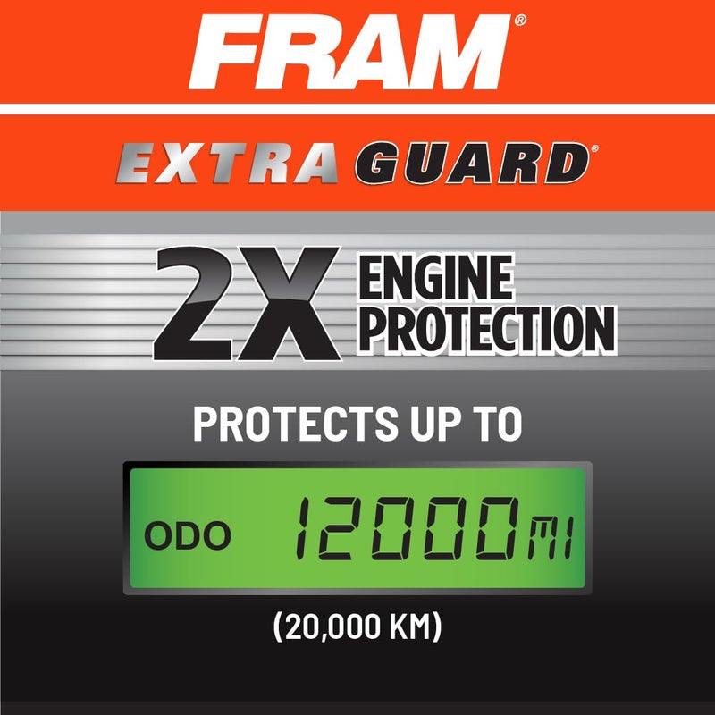 FRAM فلتر هواء محرك بديل FRAM Extra Guard CA8997 لسيارات فورد ومازدا وميركوري المختارة، يوفر حماية من الفلتر تصل إلى 12 شهرًا أو 12,000 ميل - Image 3