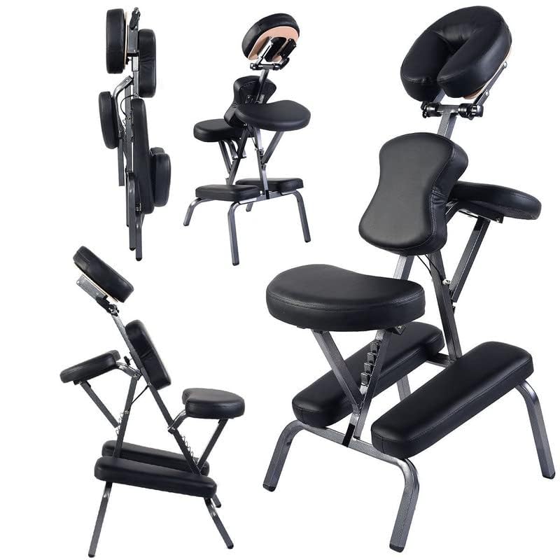 4beauty Therapy 4beauty Therapy Hjiama Therapy Chair portable Folding Massage Spa Tattoo Chair Adjustable Face Cradle Chair Table de Massage Chair beauty salon furniture chair Massage Chair  - Image 4