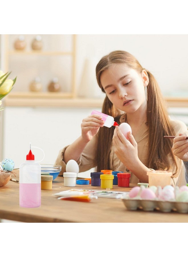 TecoKart 10Pcs Needle Tip Precision Applicator Bottle，15ML Squeeze Bottles for Liquids Needle Tip Squeeze Glue Bottles for DIY Paper Quilling Craft（Red Lids) - Image 4