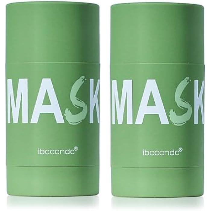 nvyue 2PCS Deep Cleanse Mask Stick for Face,Blackhead Remover with Green Tea Extract,Poreless Deep Cleanse Mask Stick for Purifying,Moisturizing,Oil Control Reduce for Women and Men - Image 1