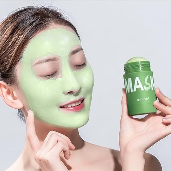 nvyue 2PCS Deep Cleanse Mask Stick for Face,Blackhead Remover with Green Tea Extract,Poreless Deep Cleanse Mask Stick for Purifying,Moisturizing,Oil Control Reduce for Women and Men - Image 3