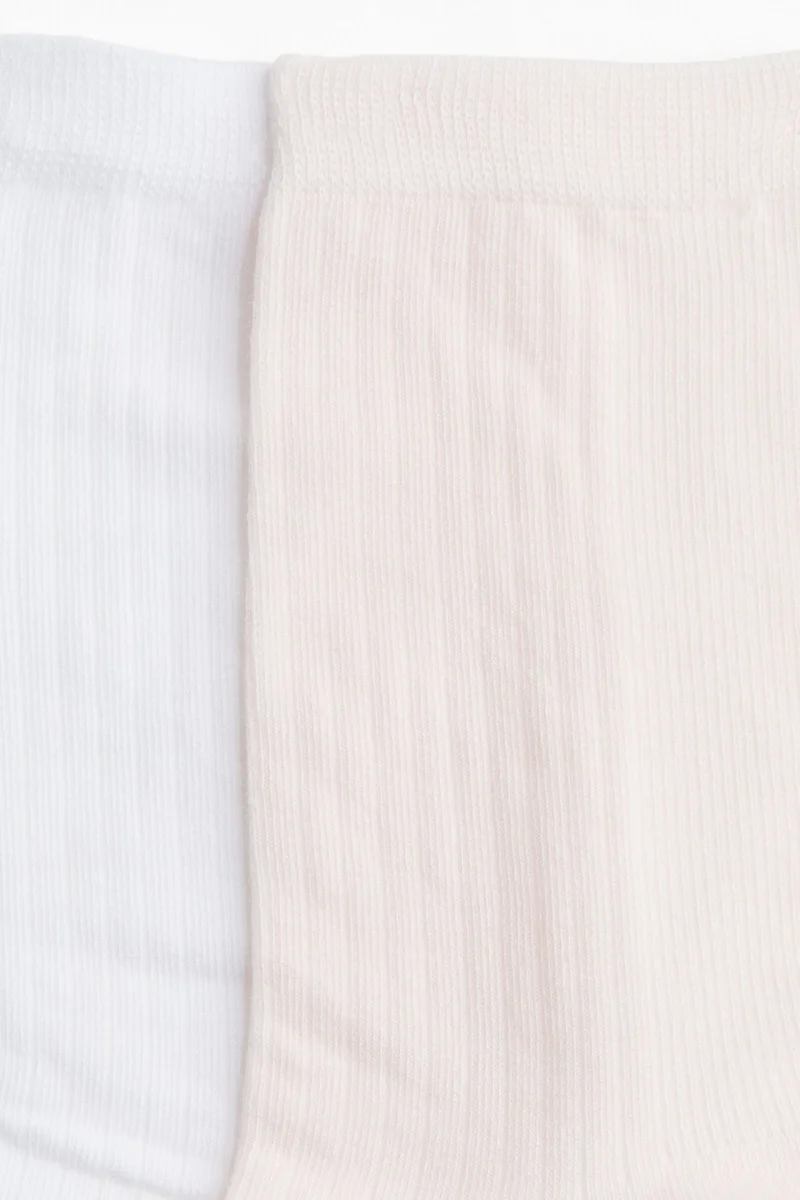 اتش اند ام مجموعة من 2 جوارب مرنة