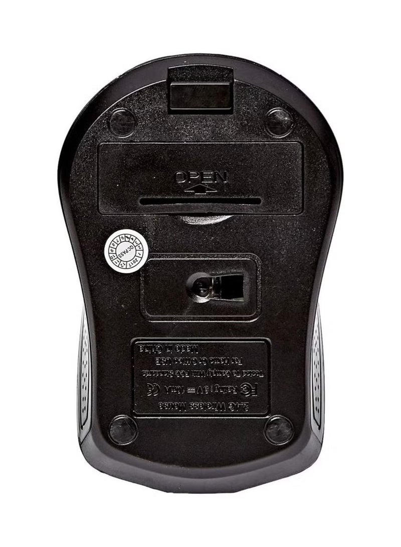 Enet G211-33 Wireless Optical Mouse - Black - Image 2