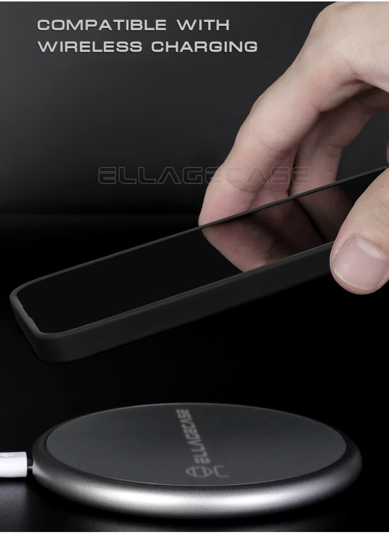 ELLAGECASE - Black Stylish Case for Samsung Galaxy S23 FE, Solid Camera Protection, Shockproof, Enhanced Protection, Compatible with MagSafe and Wireless Charging - Image 1