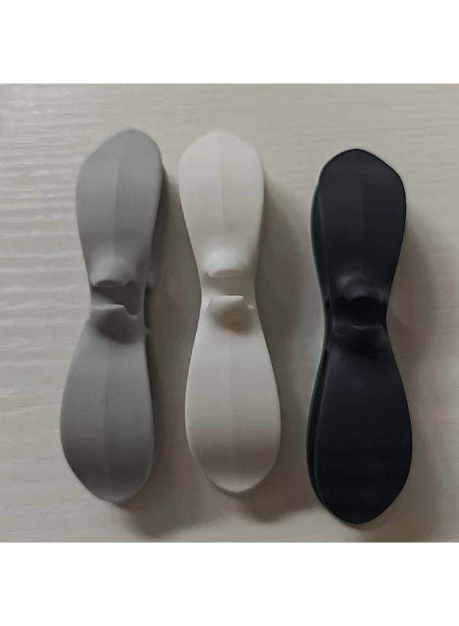 White Kitchen Cord Winder Easy Install No Punch Plug Holder Cable Management - Image 1