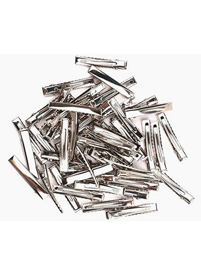 Alligator Claw Clips For Women (Silver) Pack Of 12 Pieces - pzsku/ZC1BD86F00712F97C21D3Z/45/_/1690022293/7b9e7daa-89a4-470e-94f9-46762208133b