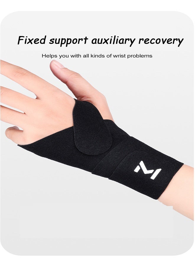 إم إكس إن قطعتان من دعامات المعصم الرفيعة للغاية القابلة للتعديل لنفق الرسغ، أغطية معصم مرنة لالتهاب المفاصل والتهاب الأوتار، دعم أحزمة المعصم، تخفيف الألم، الضغط والدعم لعشاق اللياقة البدنية - Image 3